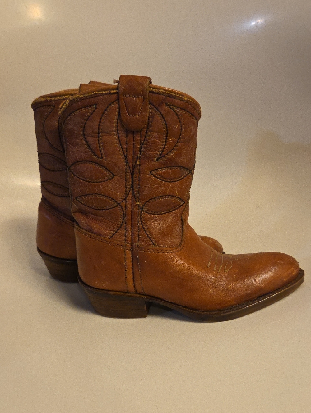 Toodler Leather Western Cowboy Boots